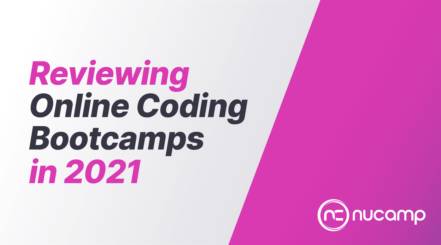 Nucamp Reviewing Online Coding Bootcamps in 2022