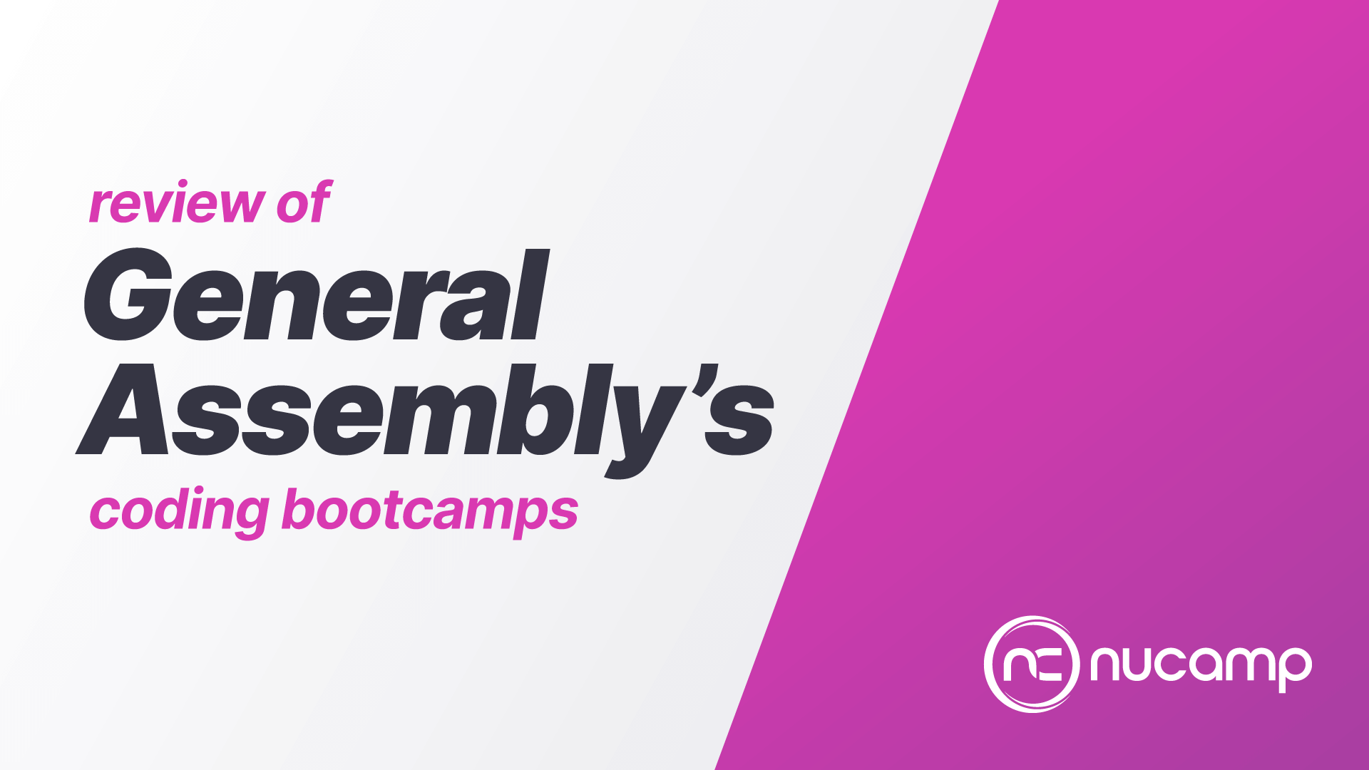 Nucamp vs General Assembly Review