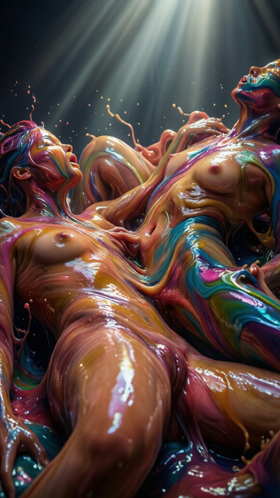 Formless Fornication: Abstract Nude Art & Surreal Erotic Fantasies | NudieLab