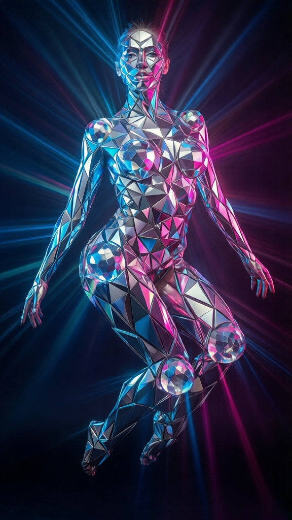 Geometric Erotica Abstract Art: AI Nude Porn & Surreal Geometric Fantasies | NudieLab