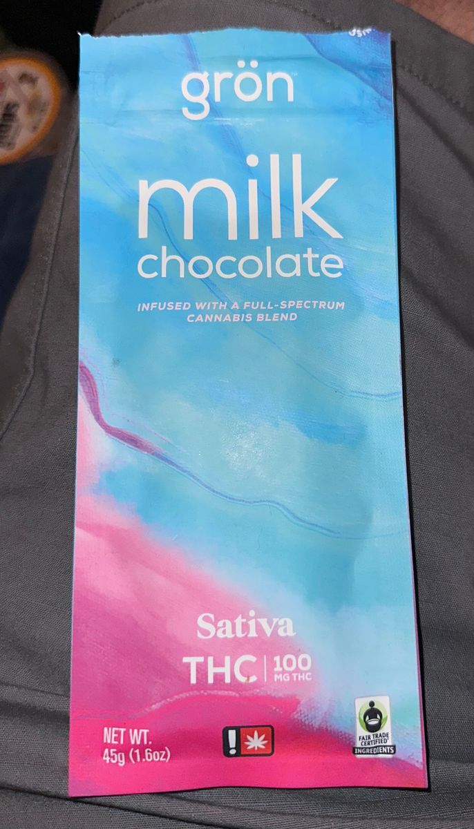 Grön Milk Chocolate Bar