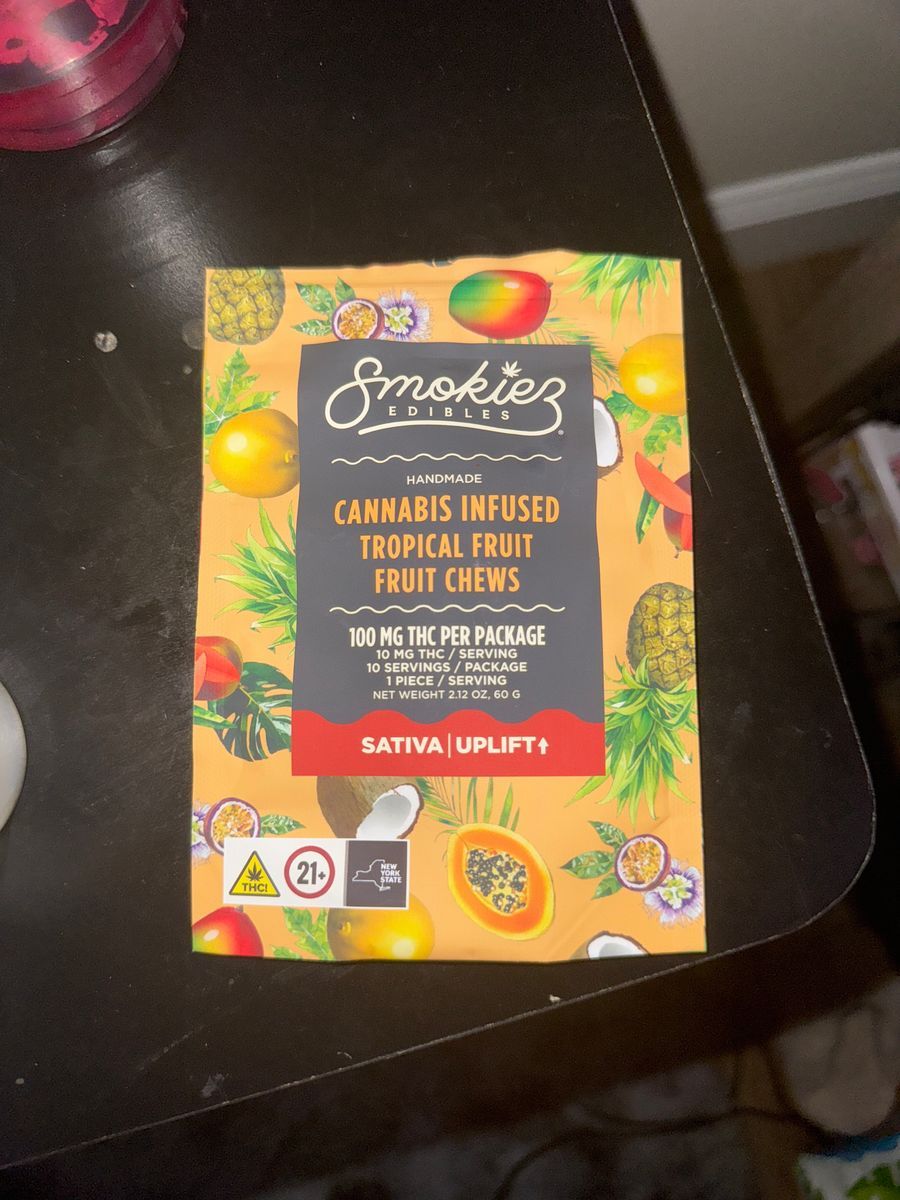 Smokiez Edibles Cannabis Infused Tropical Fruit -Fruit Chew