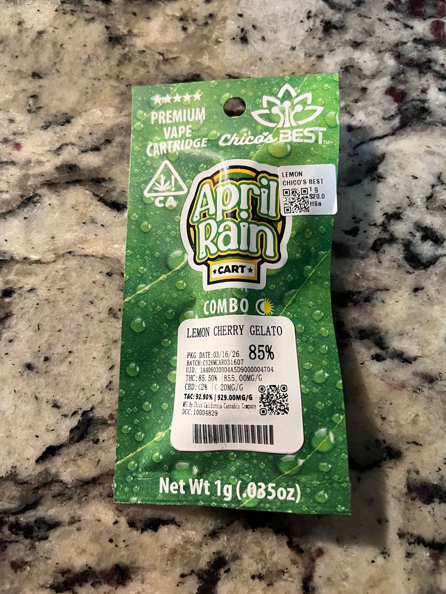 Chico’s Best: April Rain Lemon Cherry Gelato