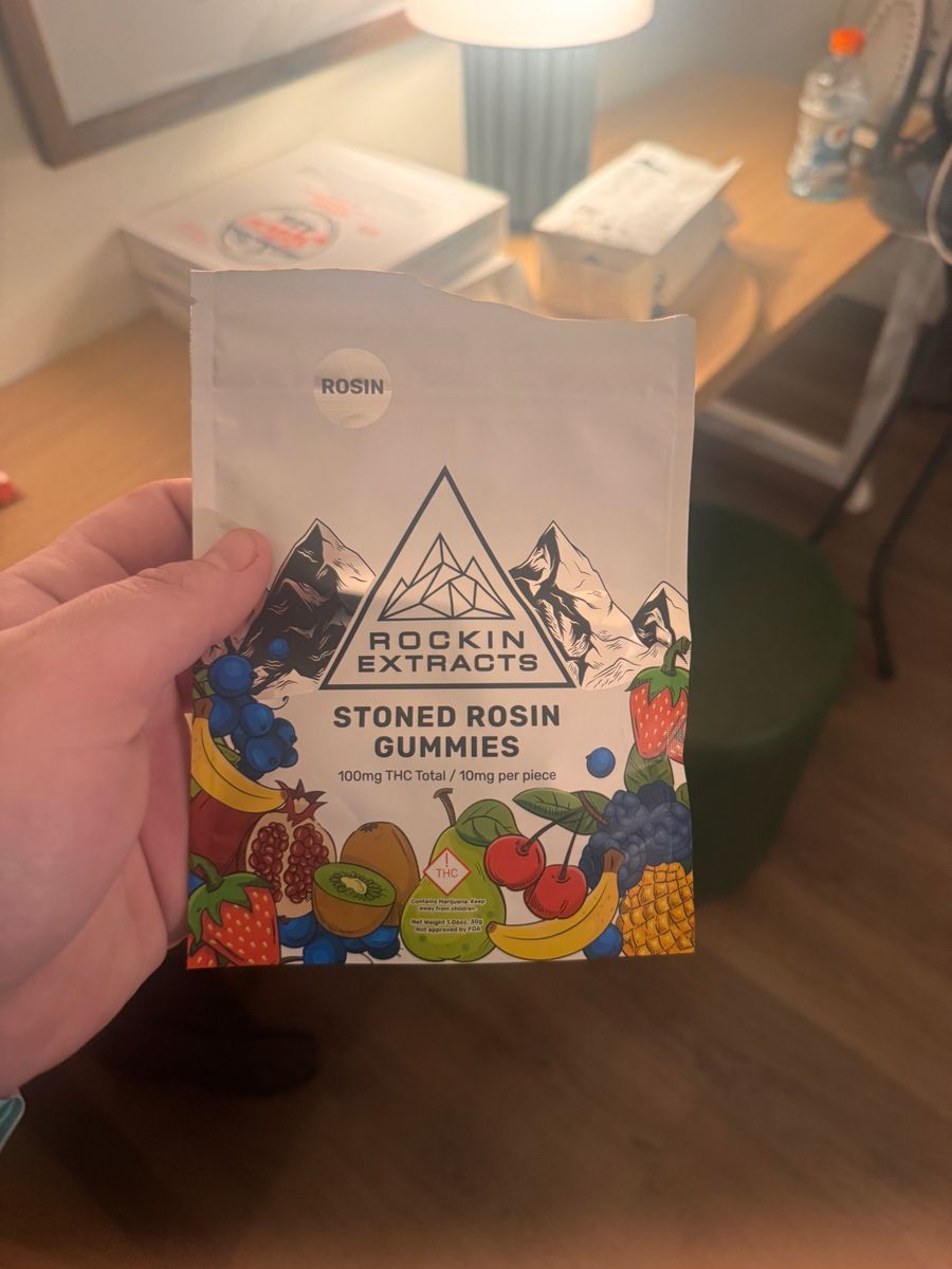 Rockin Extracts Stoned Rosin Gummies