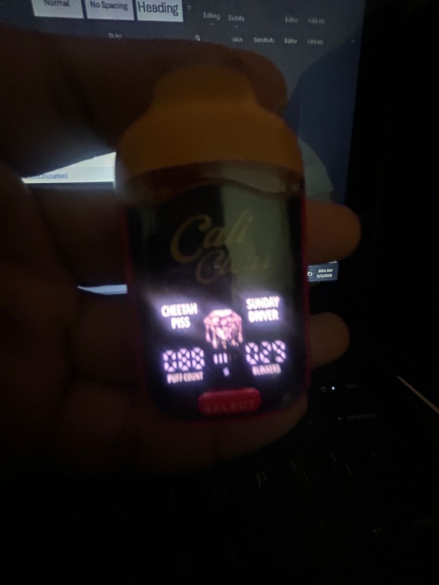Cali Clear Cheetah Piss