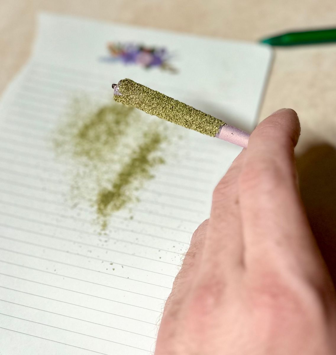Preground Infused Resin Kief Rolled strain