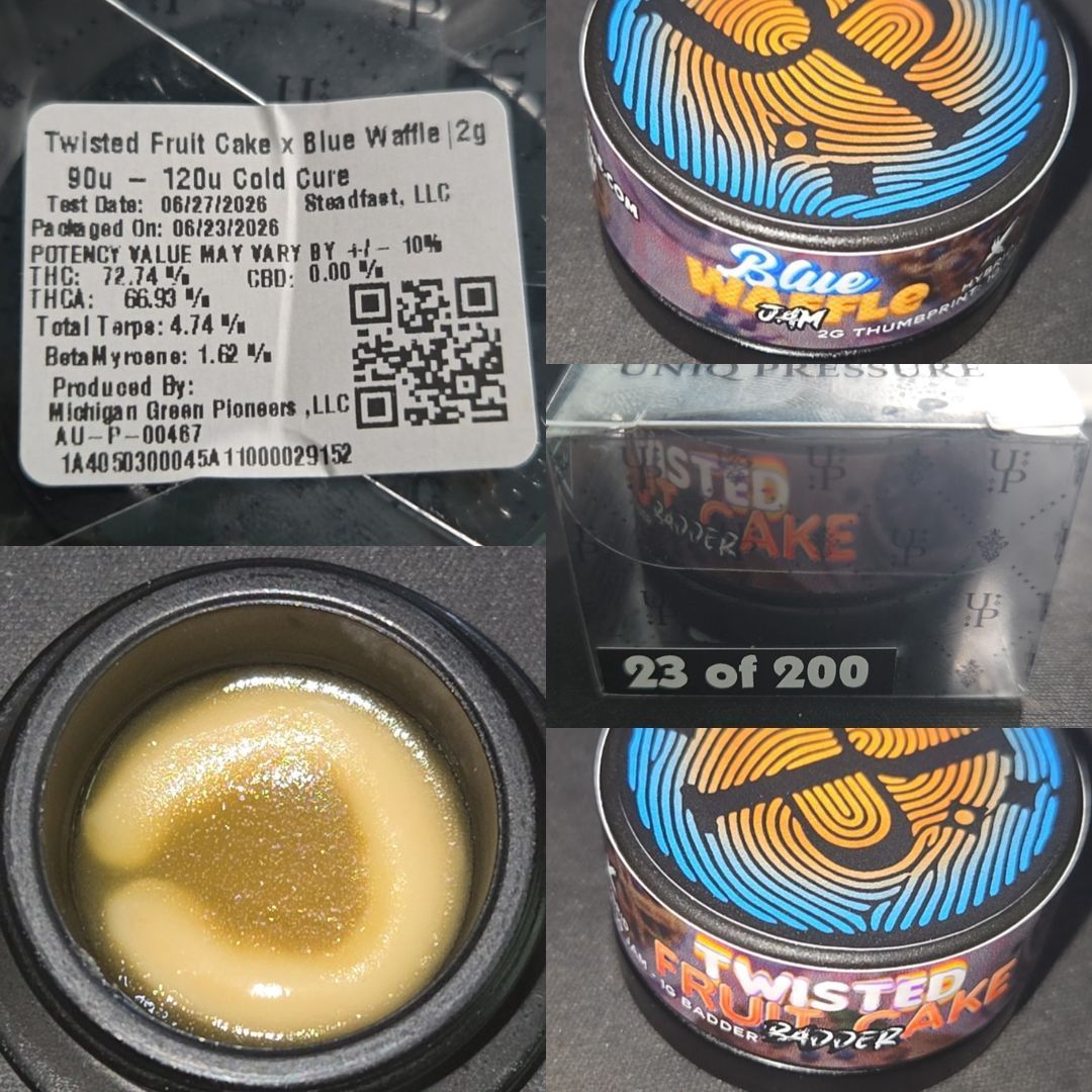 Uniq Pressure: Blue Waffle x Twisted Fruit Cake