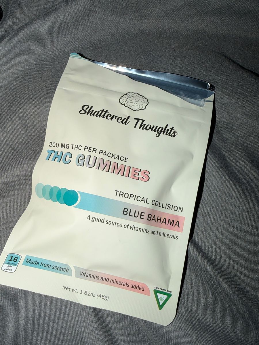 Shattered Thoughts Blue Bahama