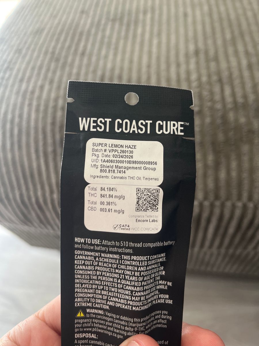 West Coast Cure Super Lemon Haze