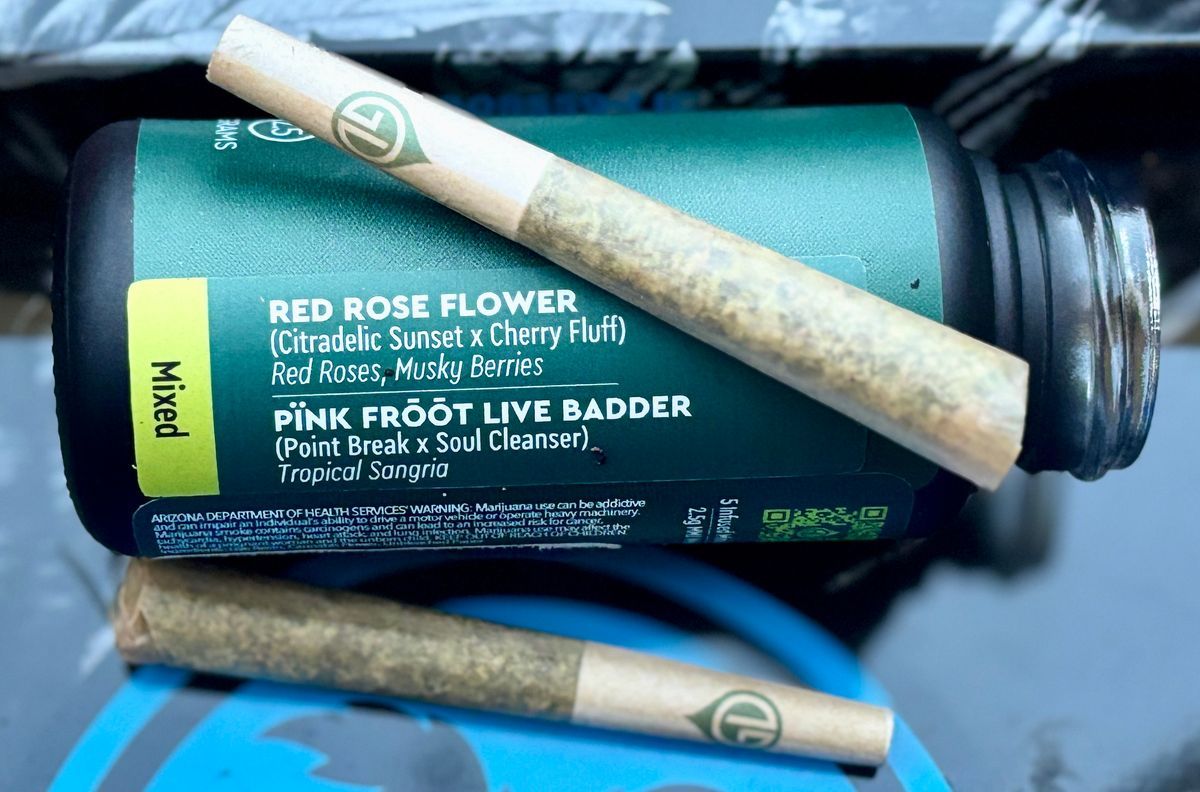 Red Rose Flower X Pink Froot Live Badder strain