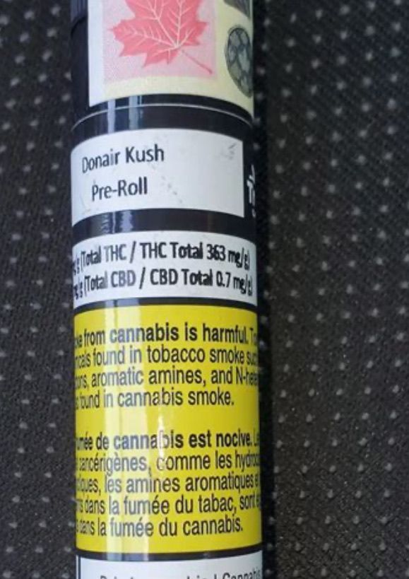 Truro Cannabis Company Donair Kush