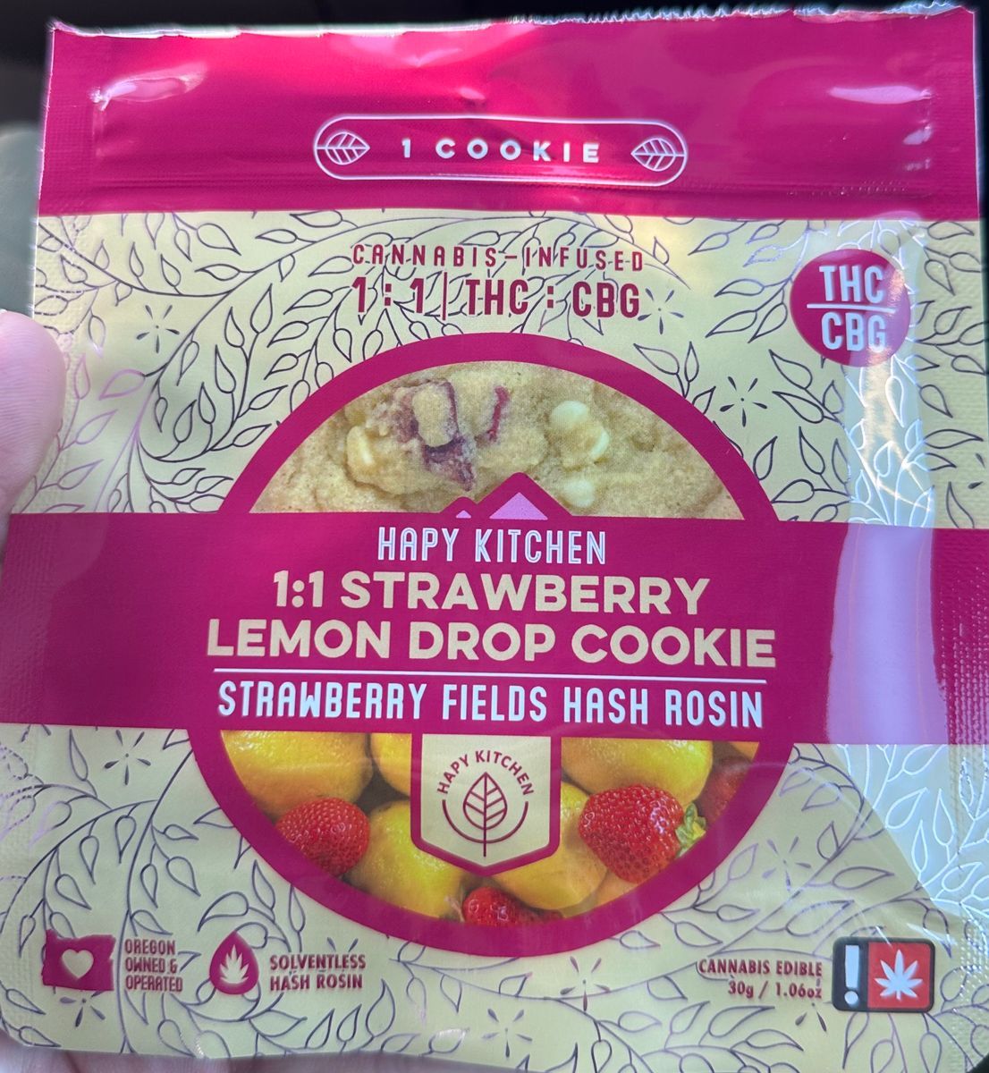 Hapy Kitchen: 1:1 Strawberry Lemon Drop Cookie