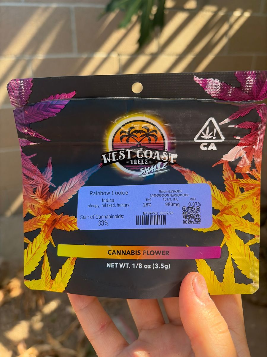 West Coast Treez Rainbow Cookie
