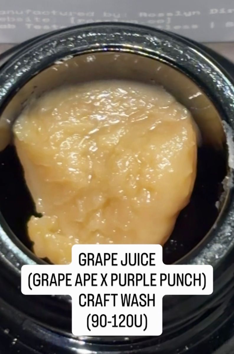 Rosslyn Grape Juice Craft Wash