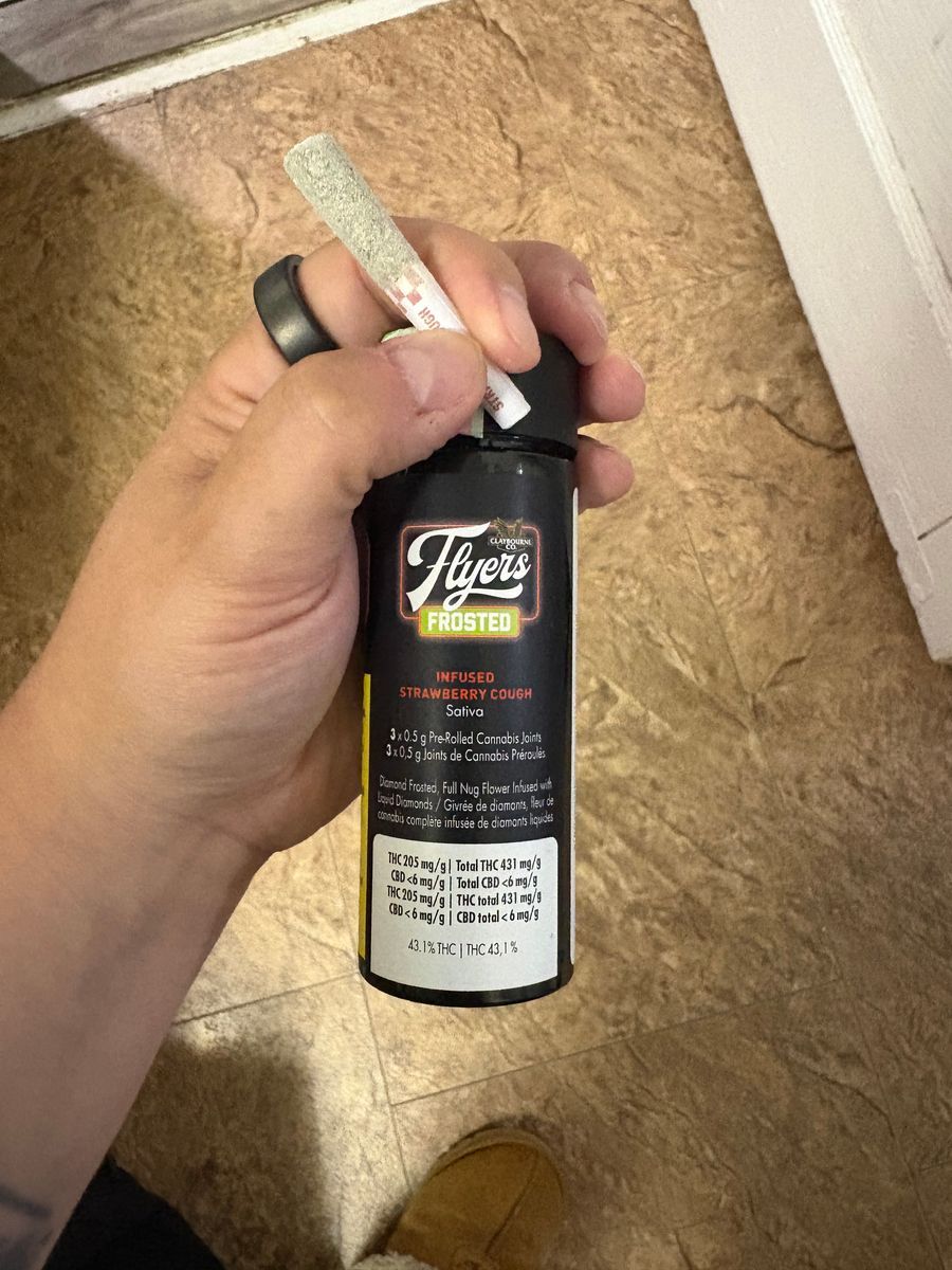 Flyers Frosted Strawberry Cough brand