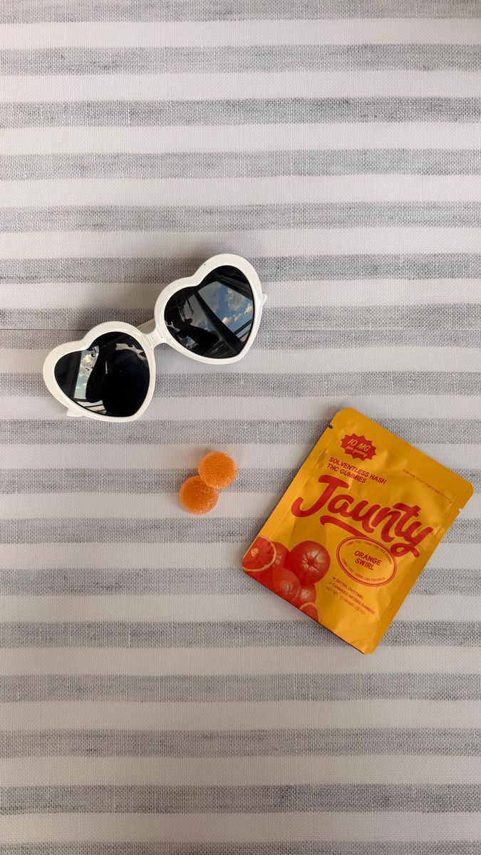 Jaunty: Orange Swirl Hash Gummies With 10Mg Cbg