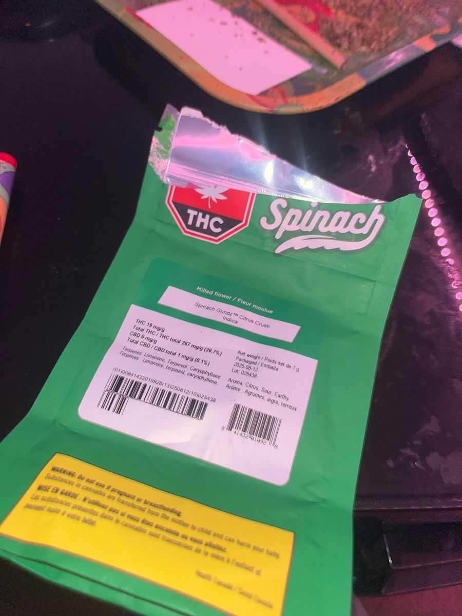 Spinach Gnndz Citrus Crush brand