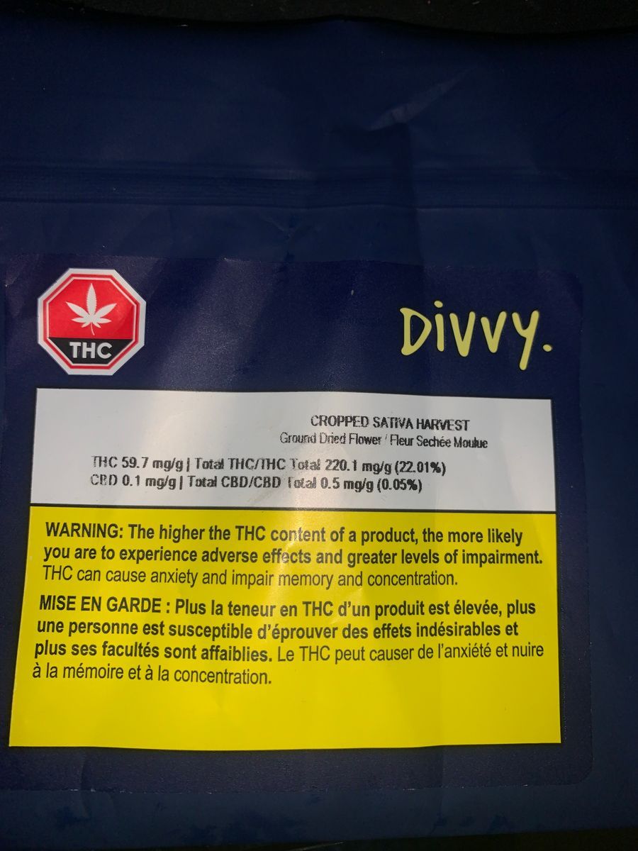 Divvy Cropped Sativa Harvest