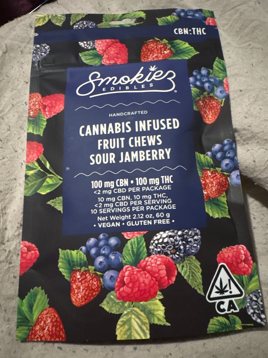 Smokiez Edibles Sour Jamberry 1:1 (Cbn:Thc)