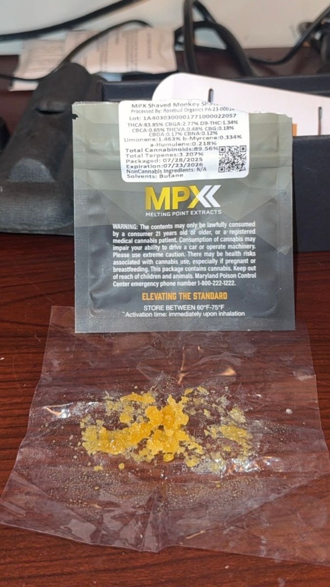 Melting Point Extracts (Mpx) Shaved Monkey