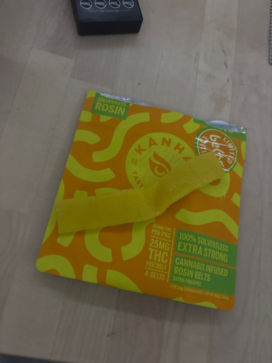 Kanha Solventless Rosin Belts- Pineapple
