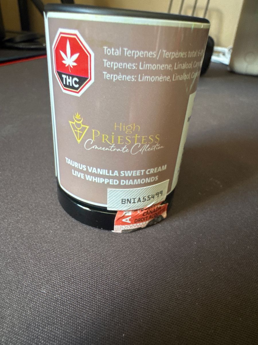 High Priestess Taurus Vanilla Sweet Cream