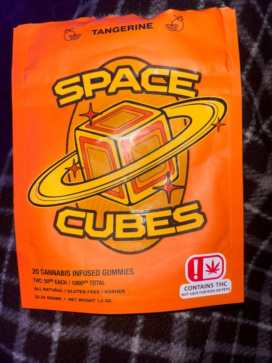 Space Cubes Tangerine 1000Mg