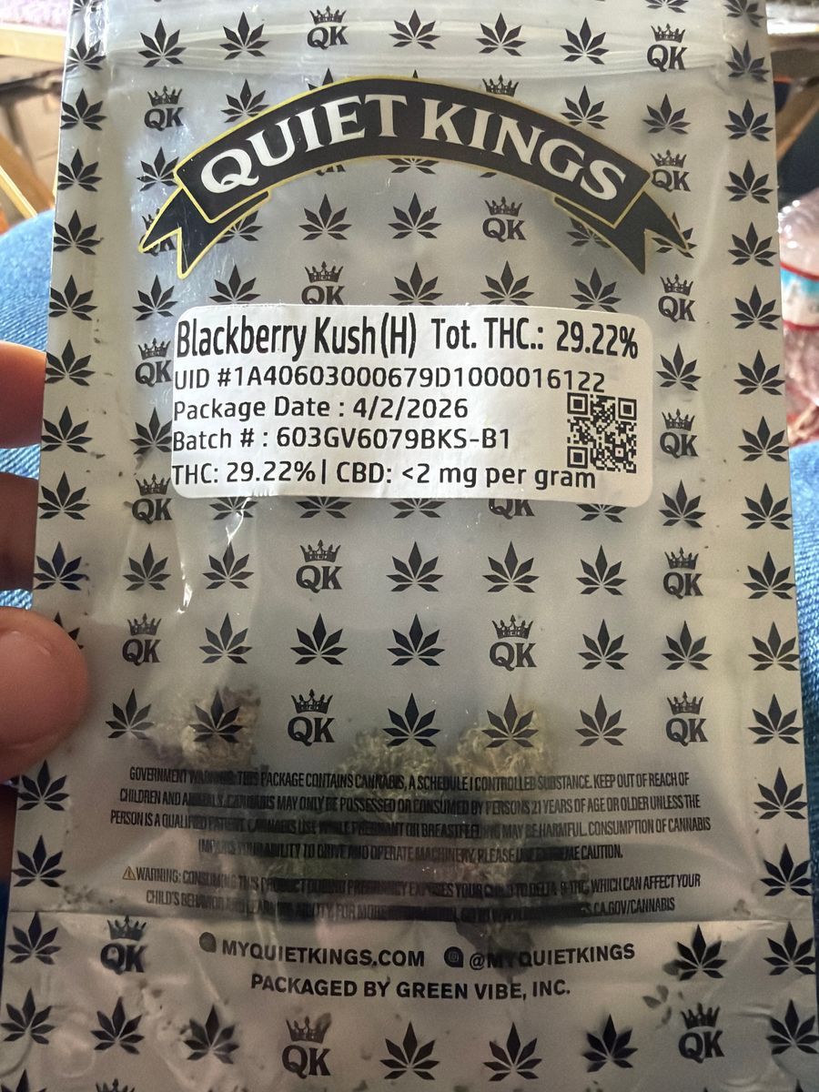 Quiet Kings Blackberry Kush