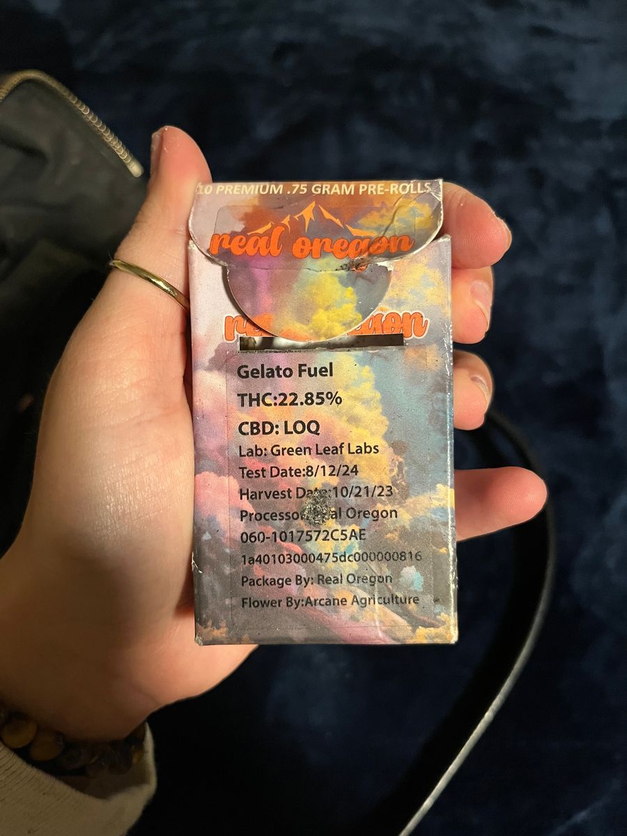 Real Oregon Gelato Fuel