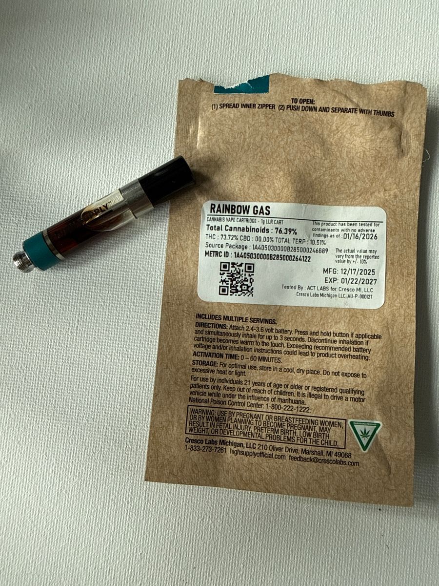 High Supply Rainbow Gas