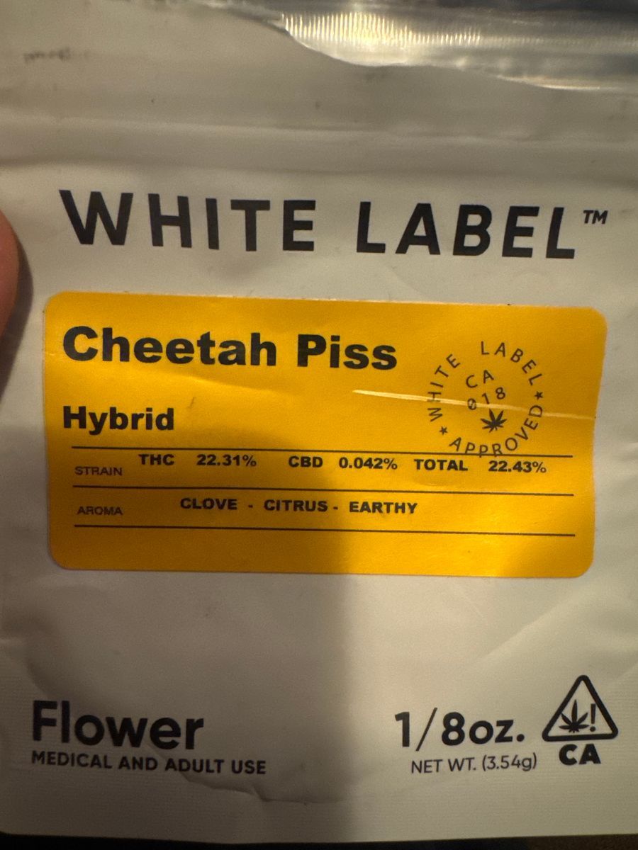 White Label Extracts Cheetah Piss