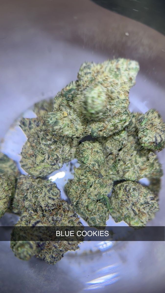 Illinois Grown Medicine Blue Cookies