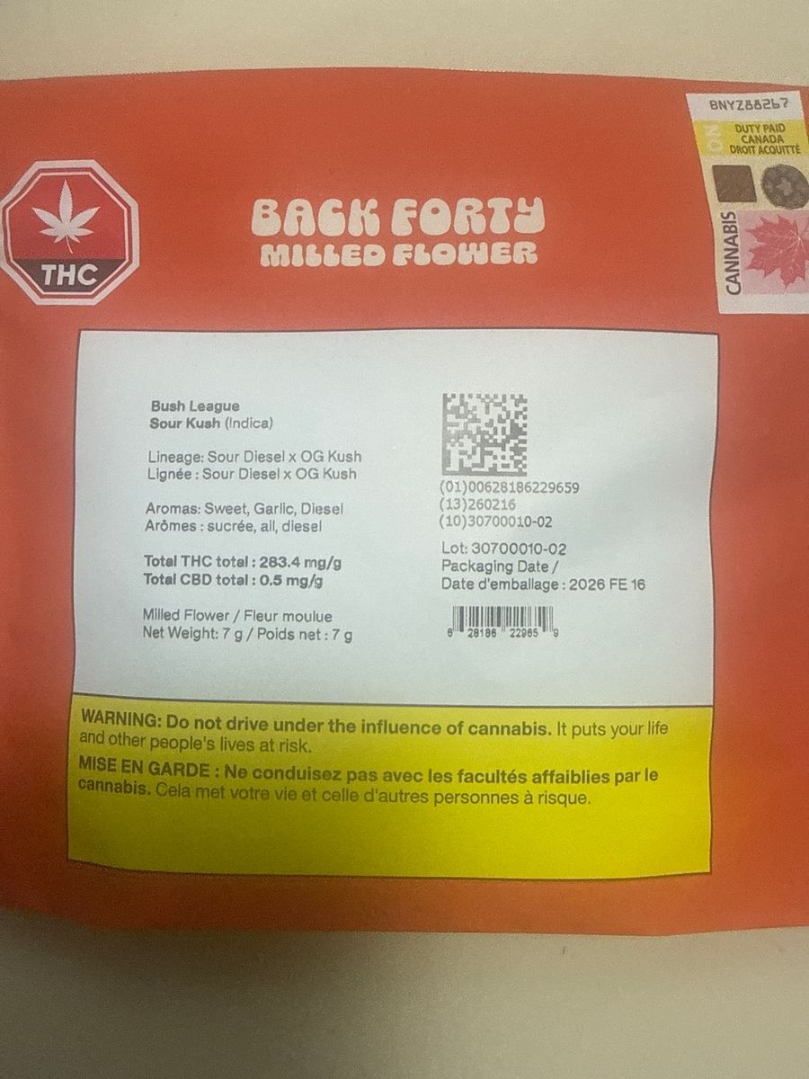 Back Forty Sour Kush
