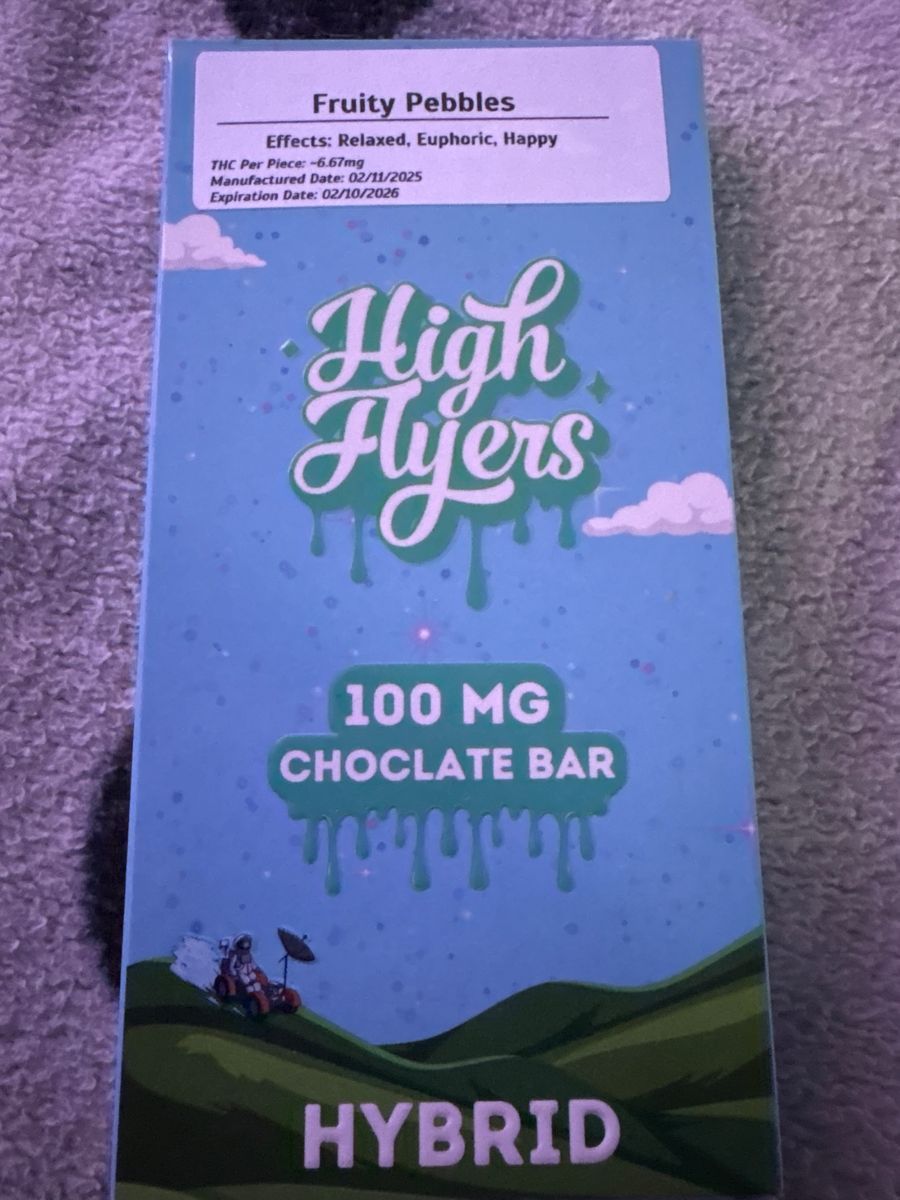 High Flyers 100Mg Chocolate Bar