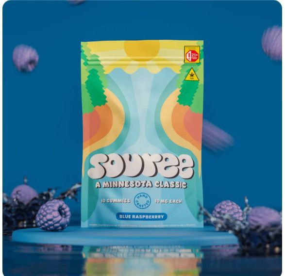 Souree Blue Raspberry Gummies