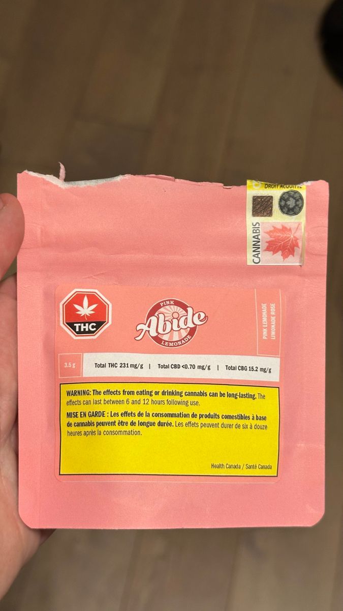 Abide Pink Lemonade