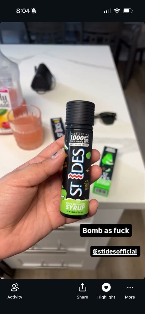 St Ides Wired Sour Apple Thcv + Thc