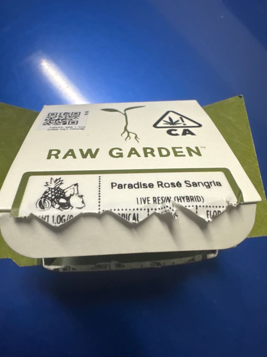 Raw Garden Paradise Rosé Sangria