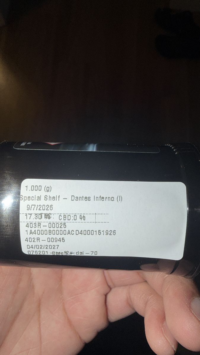 Indica Dante's Inferno