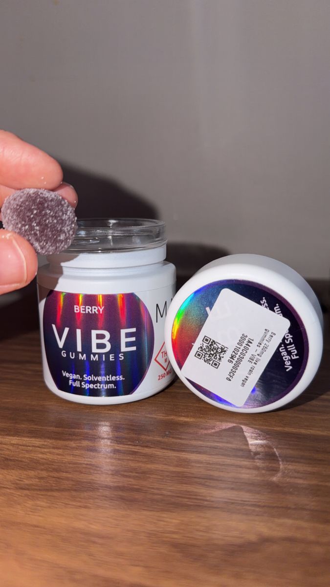 Vibe Cannabis Live Rosin Vegan Gummies