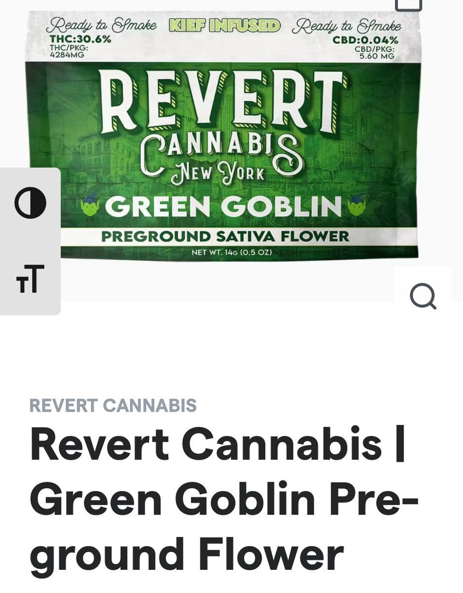 Revert Cannabis New York Green Goblin