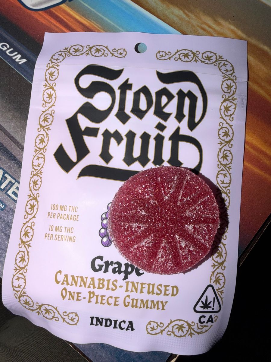 Stoen Fruit: Grape One Piece Gummy