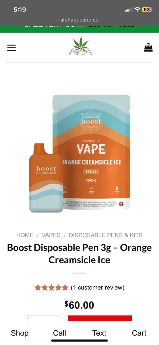 Boost Orange Creamsicle