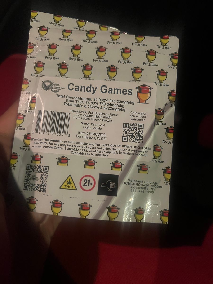 Bomb Rosin Candy Gass