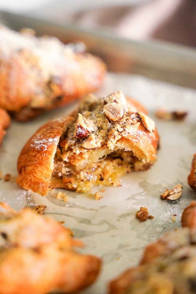 Hazelnut Croissants