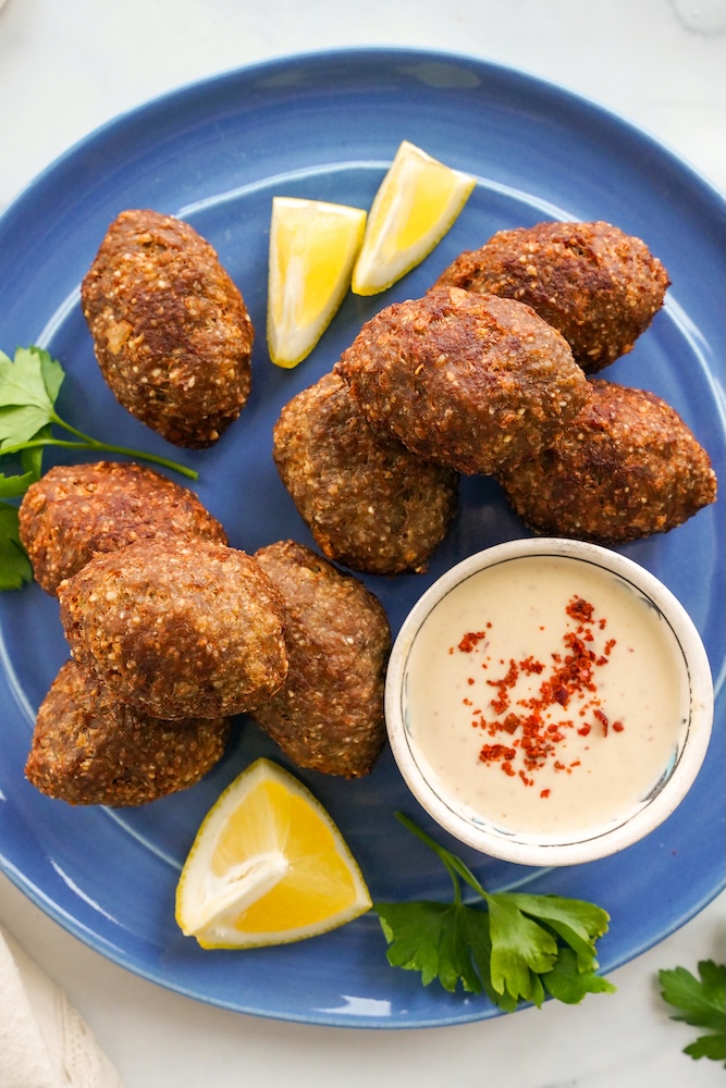 Kibbeh With Tahini Sauce