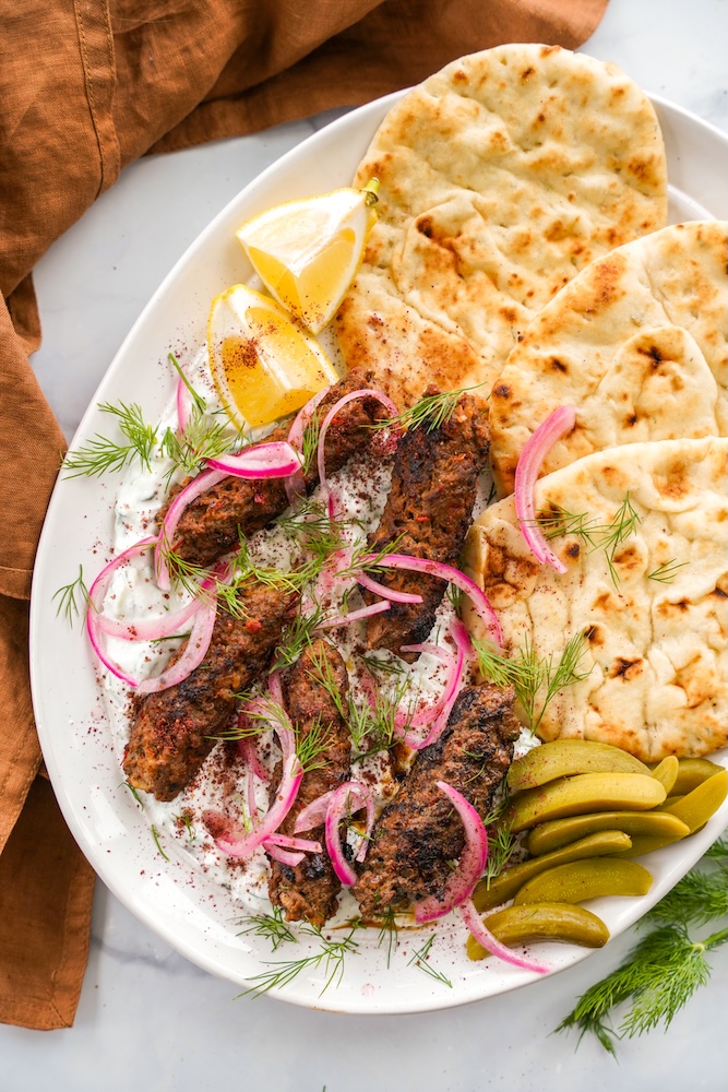 Harissa Spiced Beef Kofta