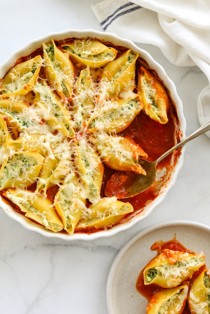 Spinach & Ricotta Stuffed Shells