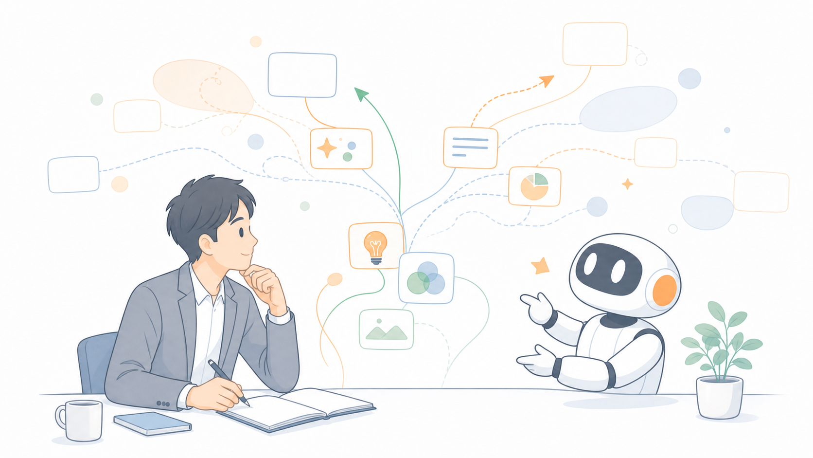 画像：ChatGPTで壁打ちする方法｜AIに考えさせて発想の余白をつくる