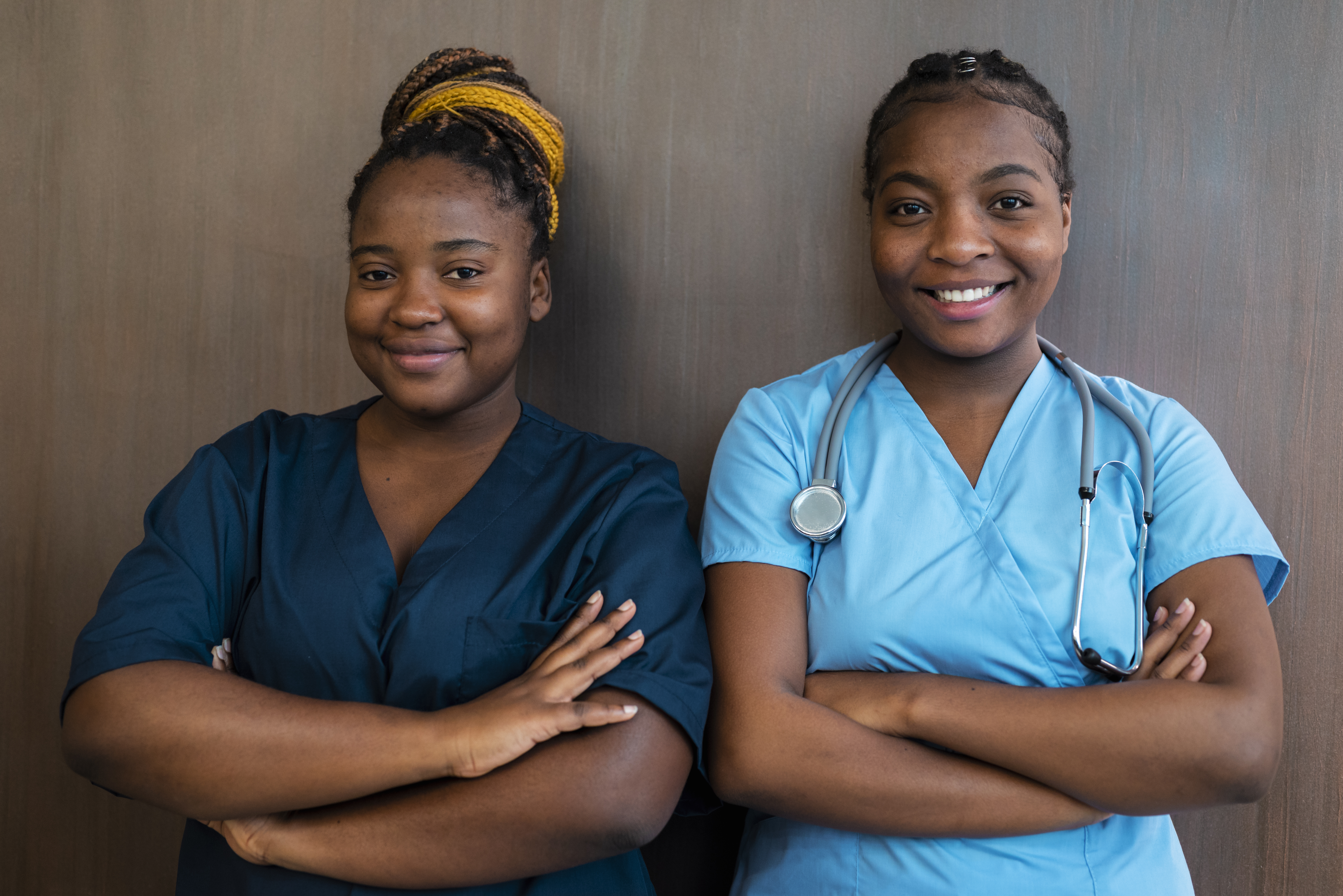 Two professional nurses